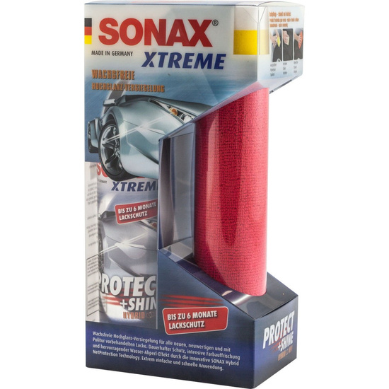 Sonax Xtreme Protect Shine NPT bezwoskowy preparat do nowych lakierów Zestaw 