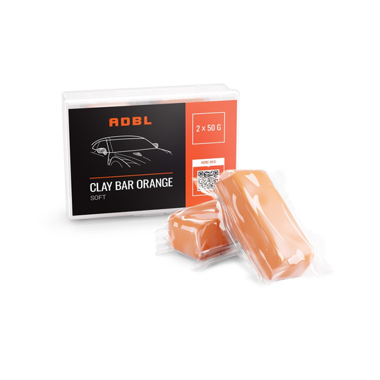 ADBL Clay Bar Orange 50g - miękka glinka lakiernicza 2szt 