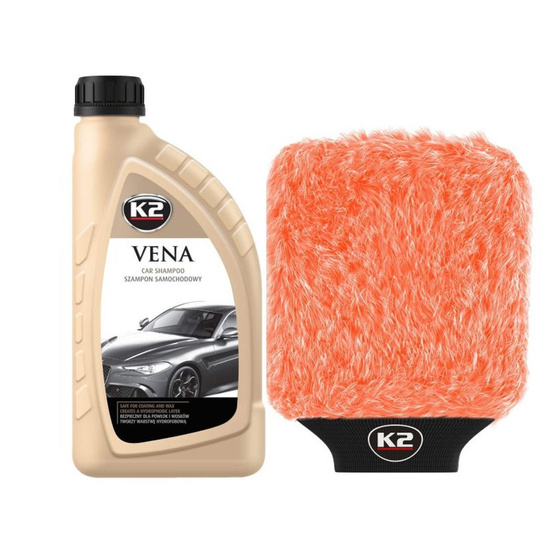 Zestaw: Szampon K2 Vena szampon +rękawica do mycia K2 Wash Mitt