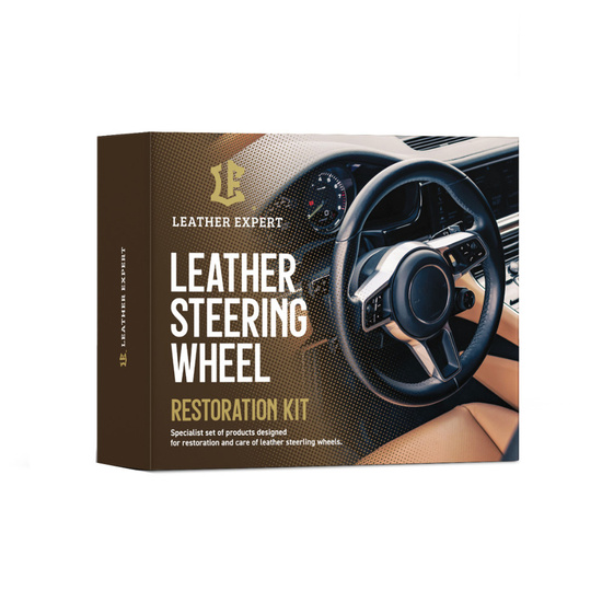 Leather Expert Steering Wheel Kit Zestaw do renowacji kierownicy - czarny  