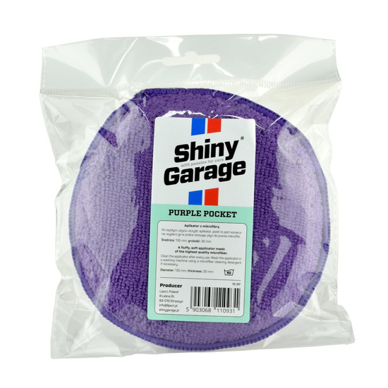 Microfiber Applicator Shiny Garage Purple Aplikator 13,5x3cm