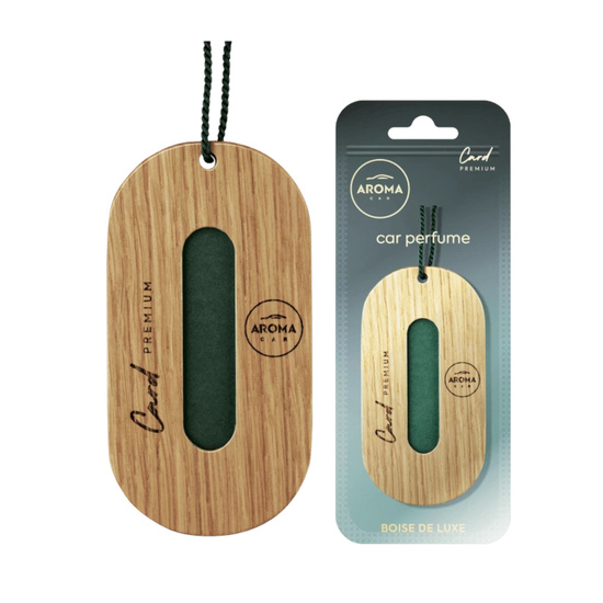 Zapach Aroma Car Premium Wood Card Bois De Luxe