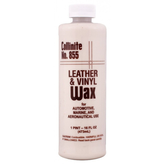 Collinite 855 Leather Vinyl Wax mleczko do pielęgnacji skóry i winylu 473ml
