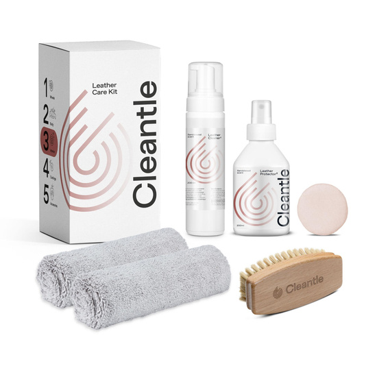 CLEANTLE Leather Care Kit- zestaw do czyszczenia tapicerki skórzanej