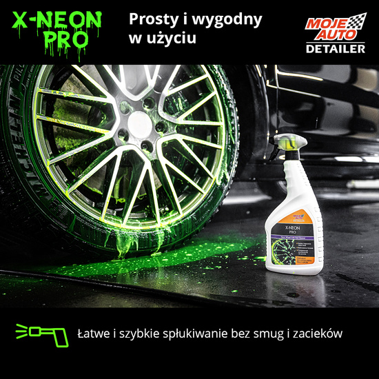 Moje Auto Detailer X-NEON PRO preparat do czyszczenia felg i opon 750ml