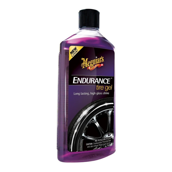 Zestaw: Meguiars Endurance High Gloss Tire Gel żel do opon 473ml + gąbka i rękawiczki