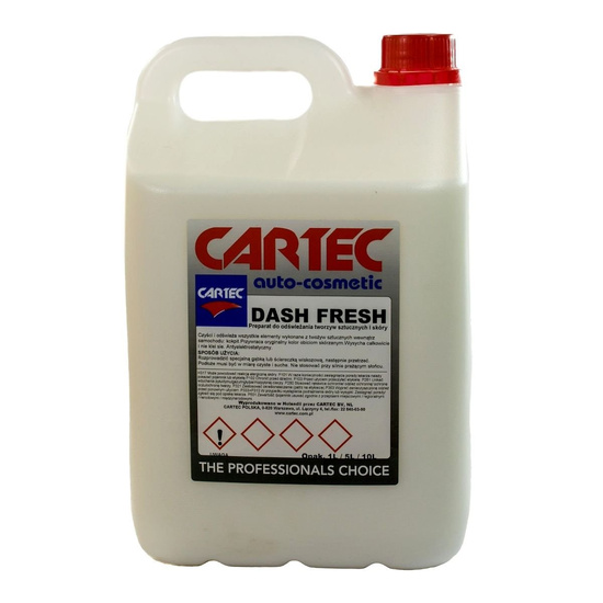 Cartec Dash Fresh preparat do pielęgnacji tworzyw sztucznych i skóry 5L 