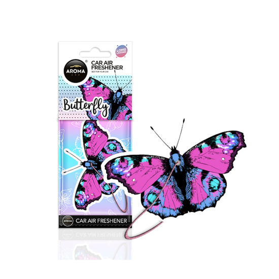 Zapach AROMA CAR Animals Cellulose BUTTERFLY CHERRY 