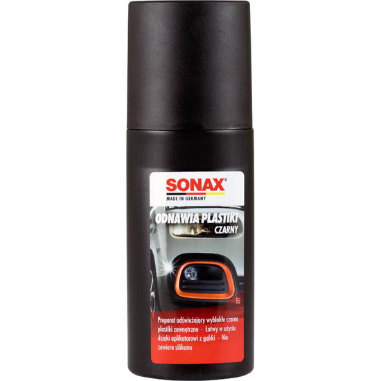 Sonax czernidło do plastików - odnawia czarne plastiki 100ml