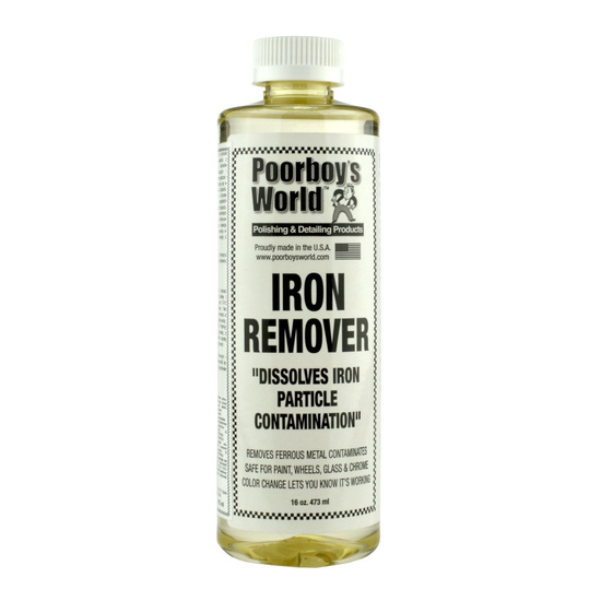 Poorboys World Iron Remover płyn do usuwania zanieczyszczeń metalicznych 473ml