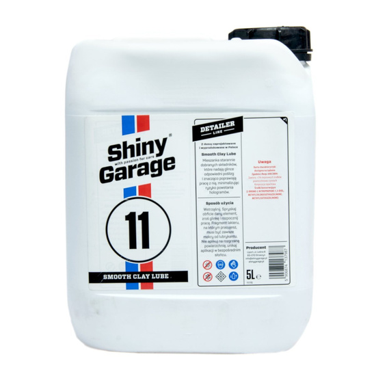 Shiny Garage Smooth Clay Lube lubrykant do glinki 5l